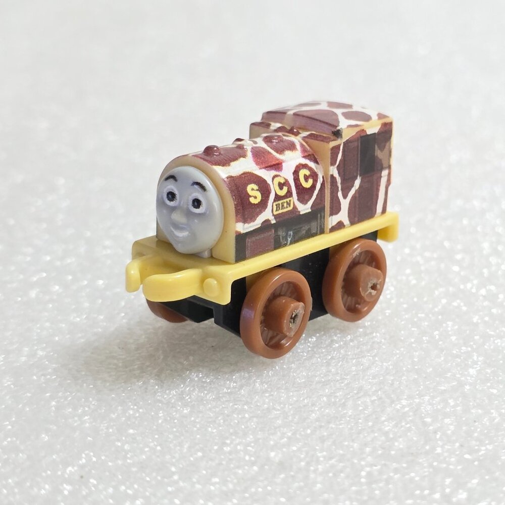 Mattel Thomas & Friends‎ Minis BEN SCC Giraffe Print Train Engine 2" Plastic